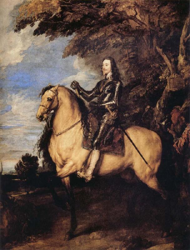 Anthony Van Dyck Equestrain Portrait of Charles I Sweden oil painting art